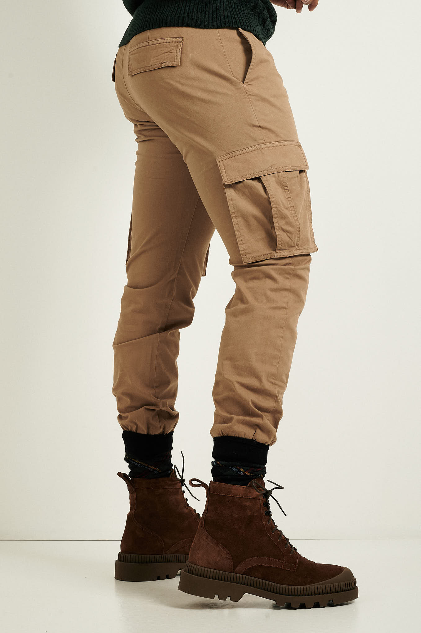 Chino Trousers Khaki Sport Man