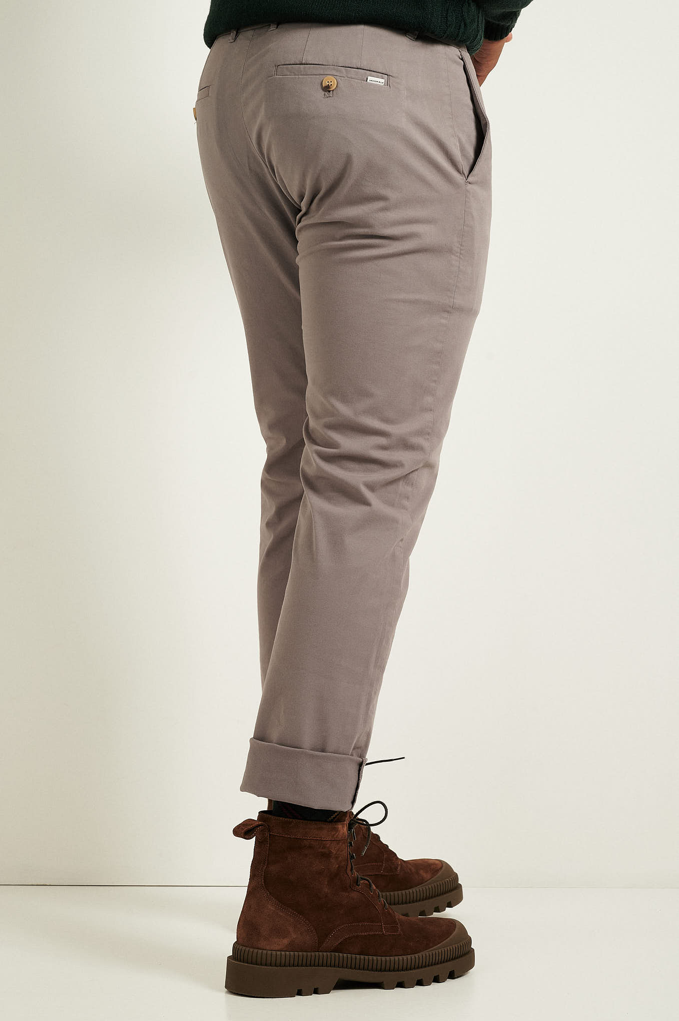 Chino Trousers Dark Grey Sport Man