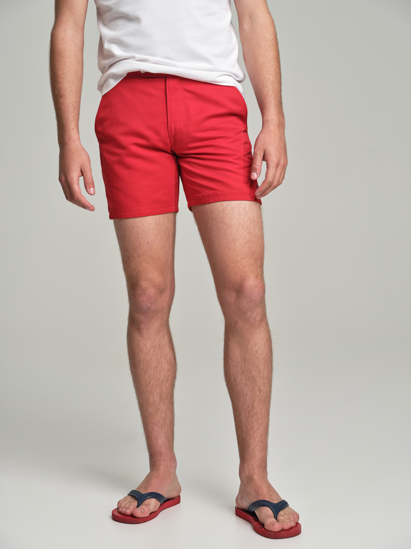 Beachwear Shorts Red Casual Man