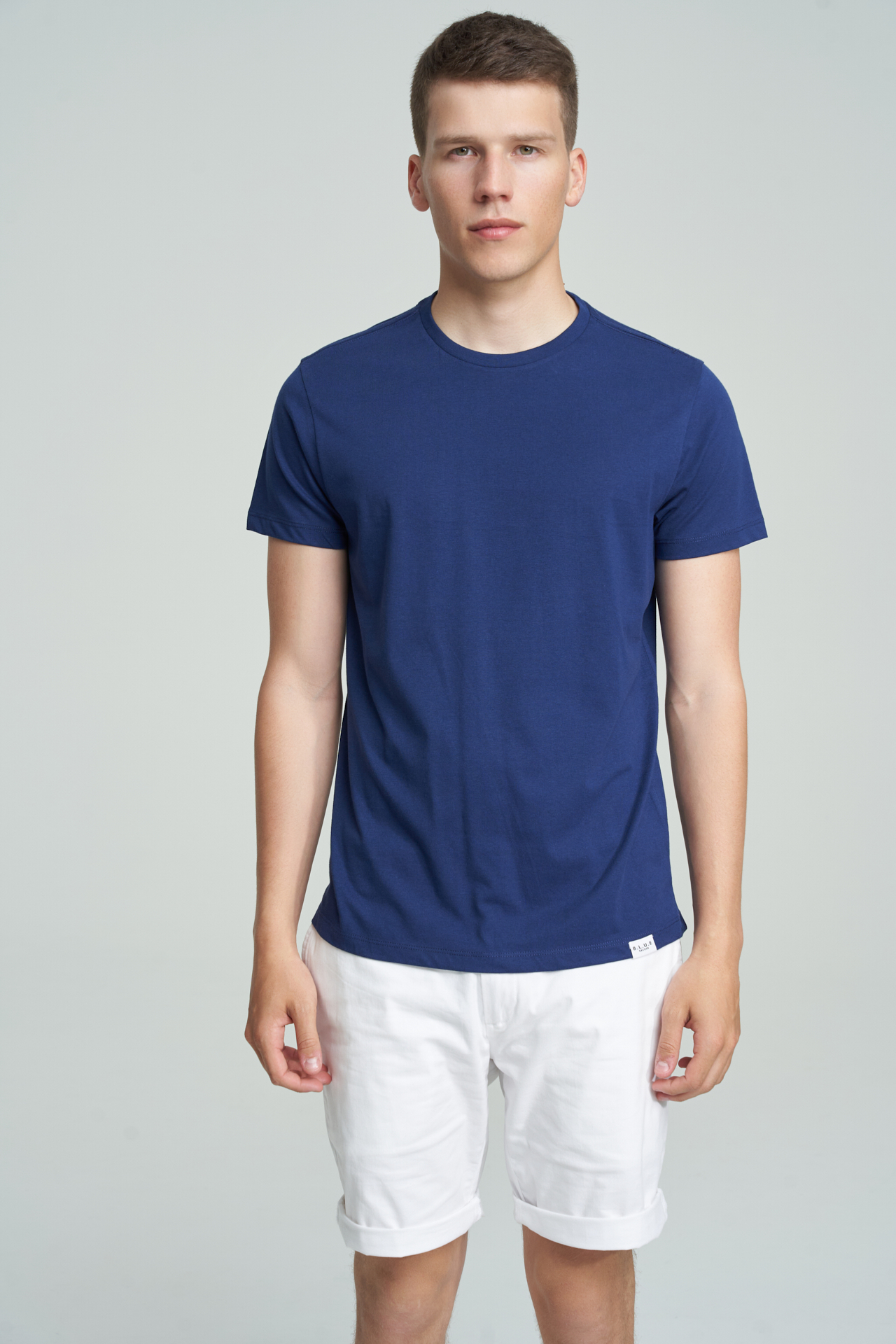 T-Shirt Azul Royal Casual Homem