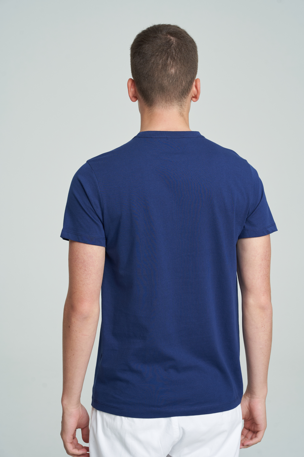 T-Shirt Royal Blue Casual Man