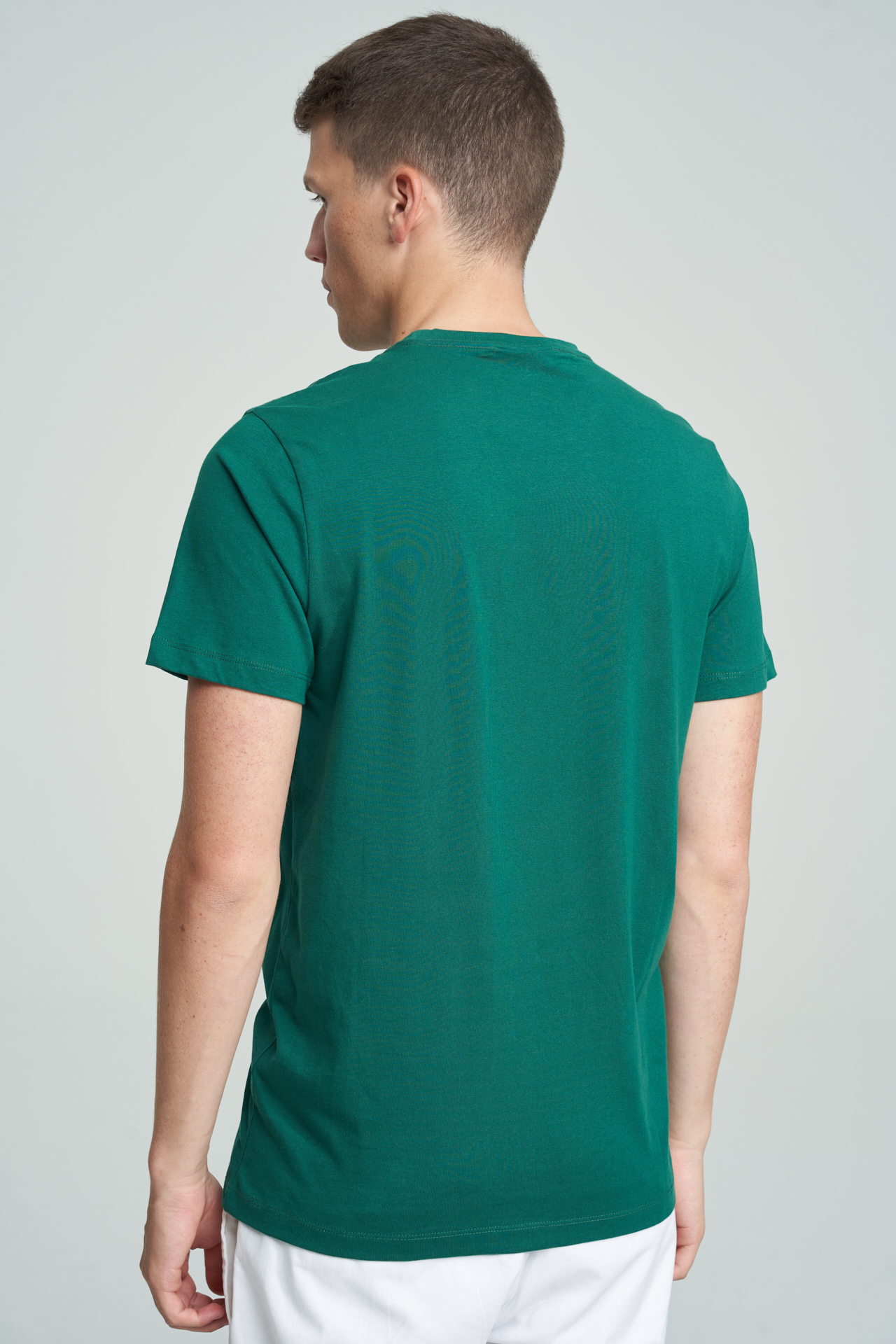T-Shirt Green Casual Man