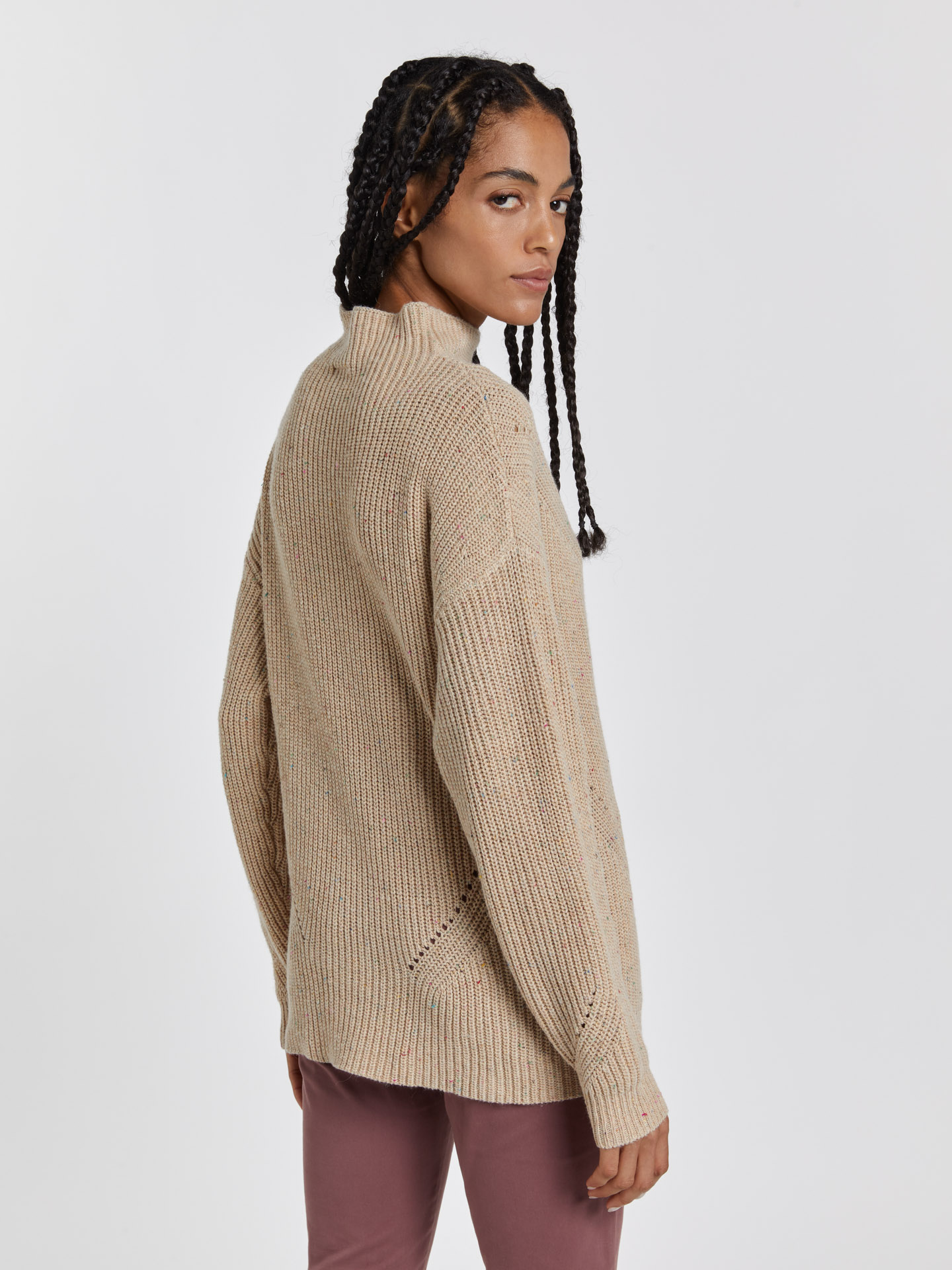 Sweater Beige Casual Woman