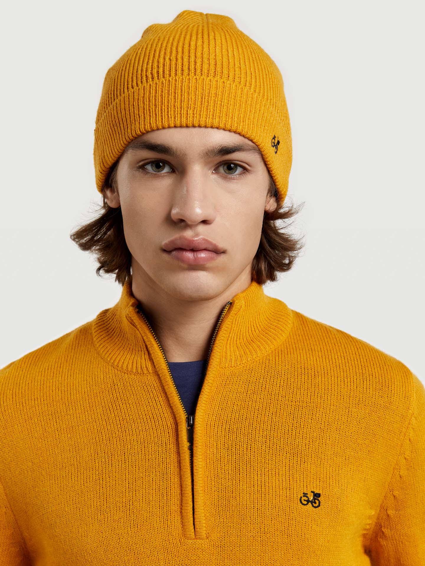 Sweater Yellow Casual Man