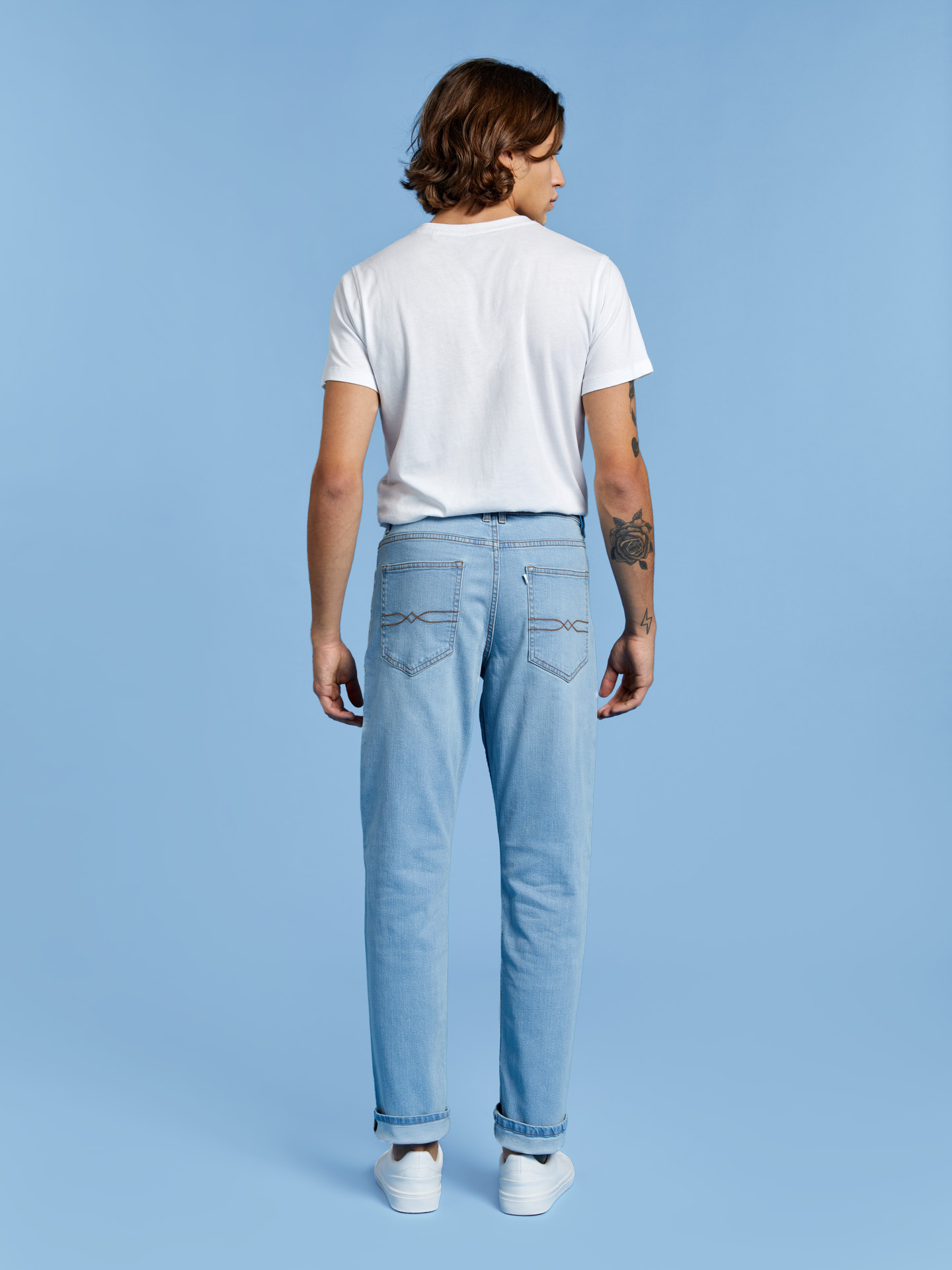 Jeans Light Blue Casual Man