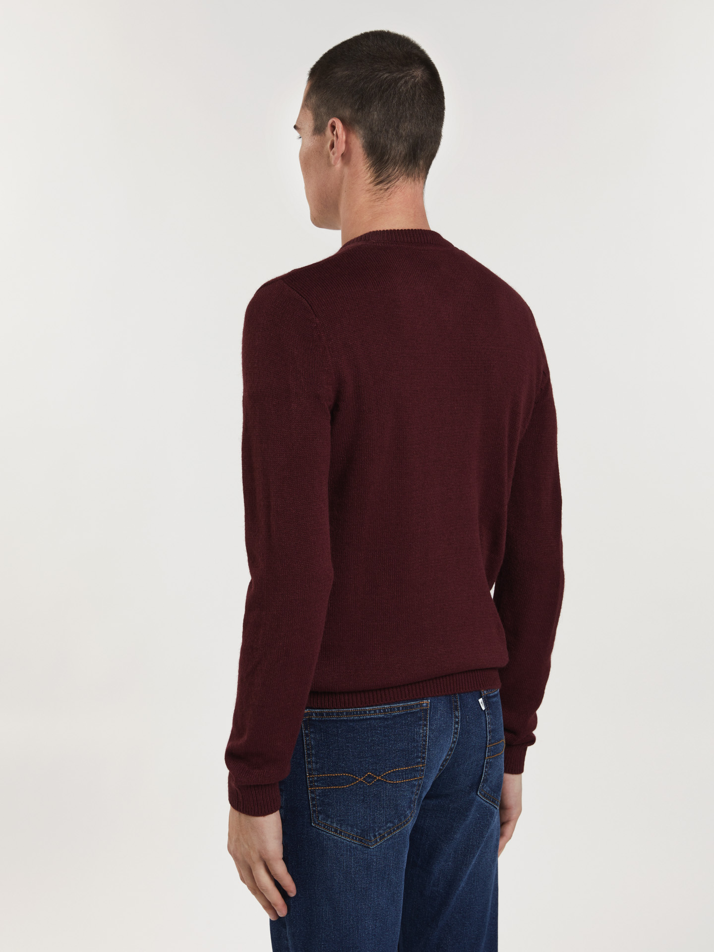 Sweater Bordeaux Casual Man