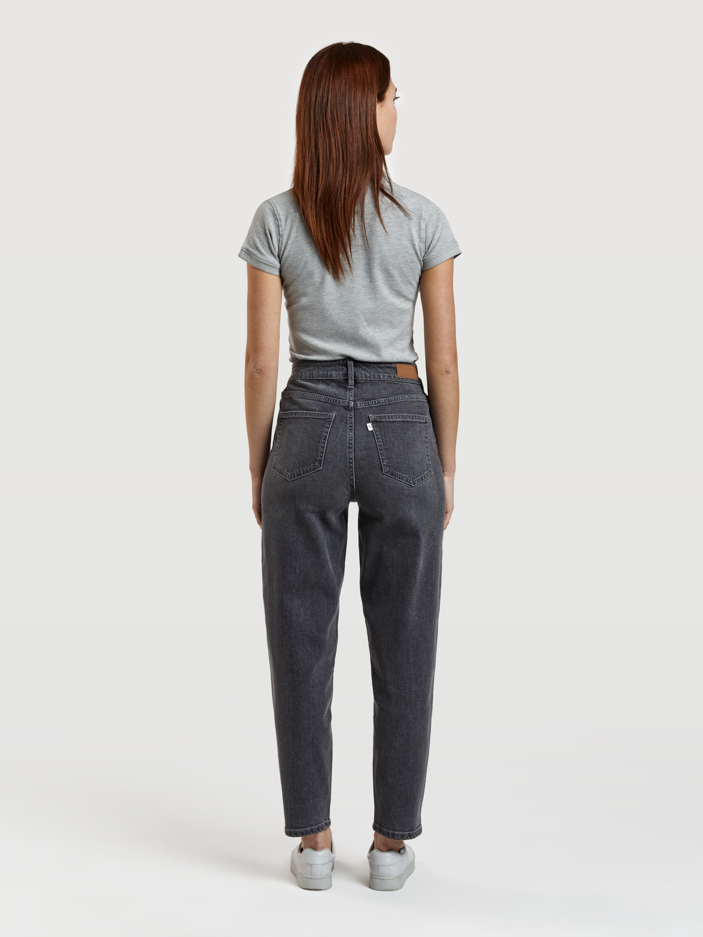 Jeans Grey Casual Woman