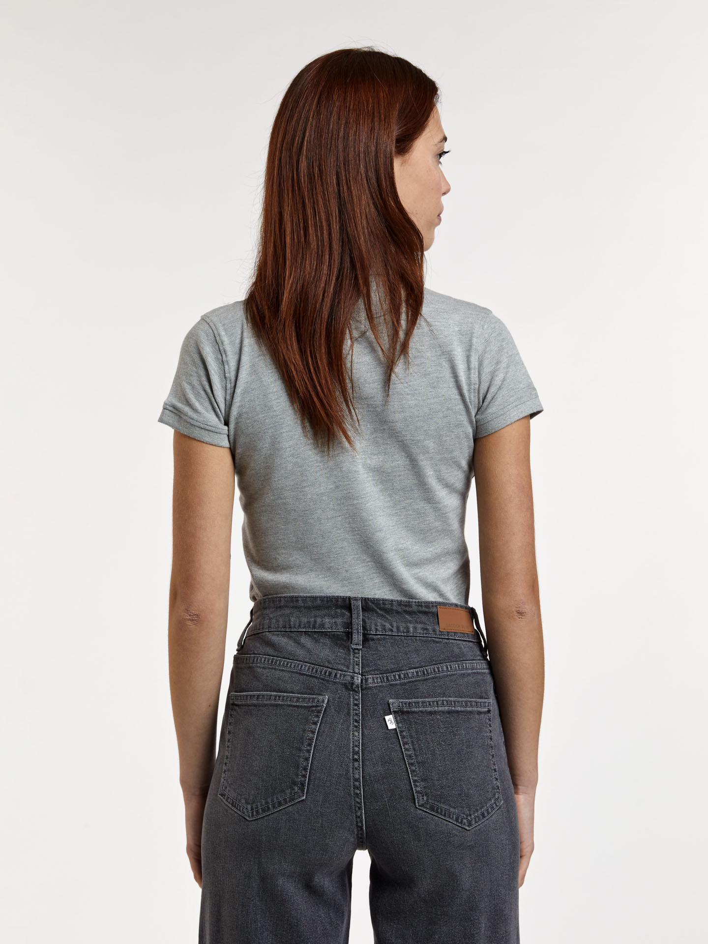 Jeans Grey Casual Woman