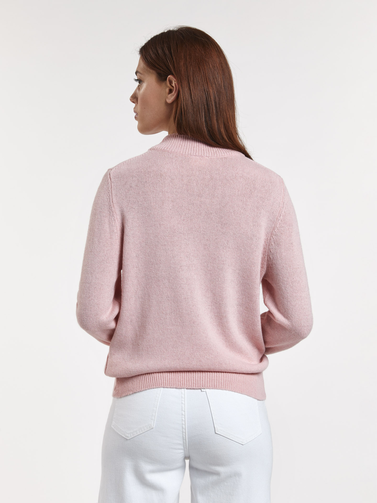 Sweater Light Pink Casual Woman