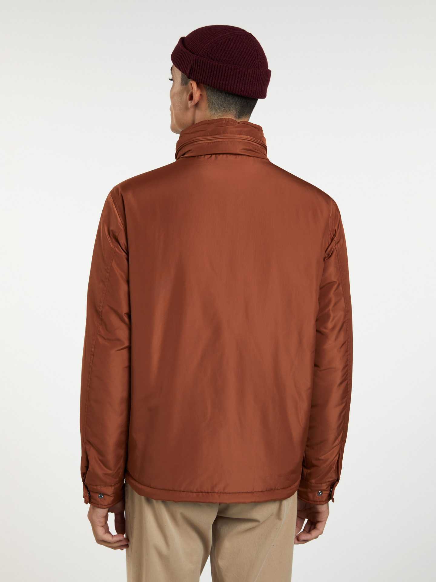 Jacket Orange Casual Man