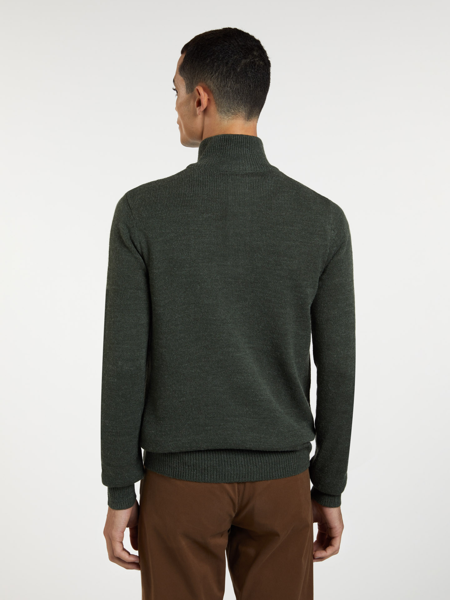 Sweater Khaki Casual Man