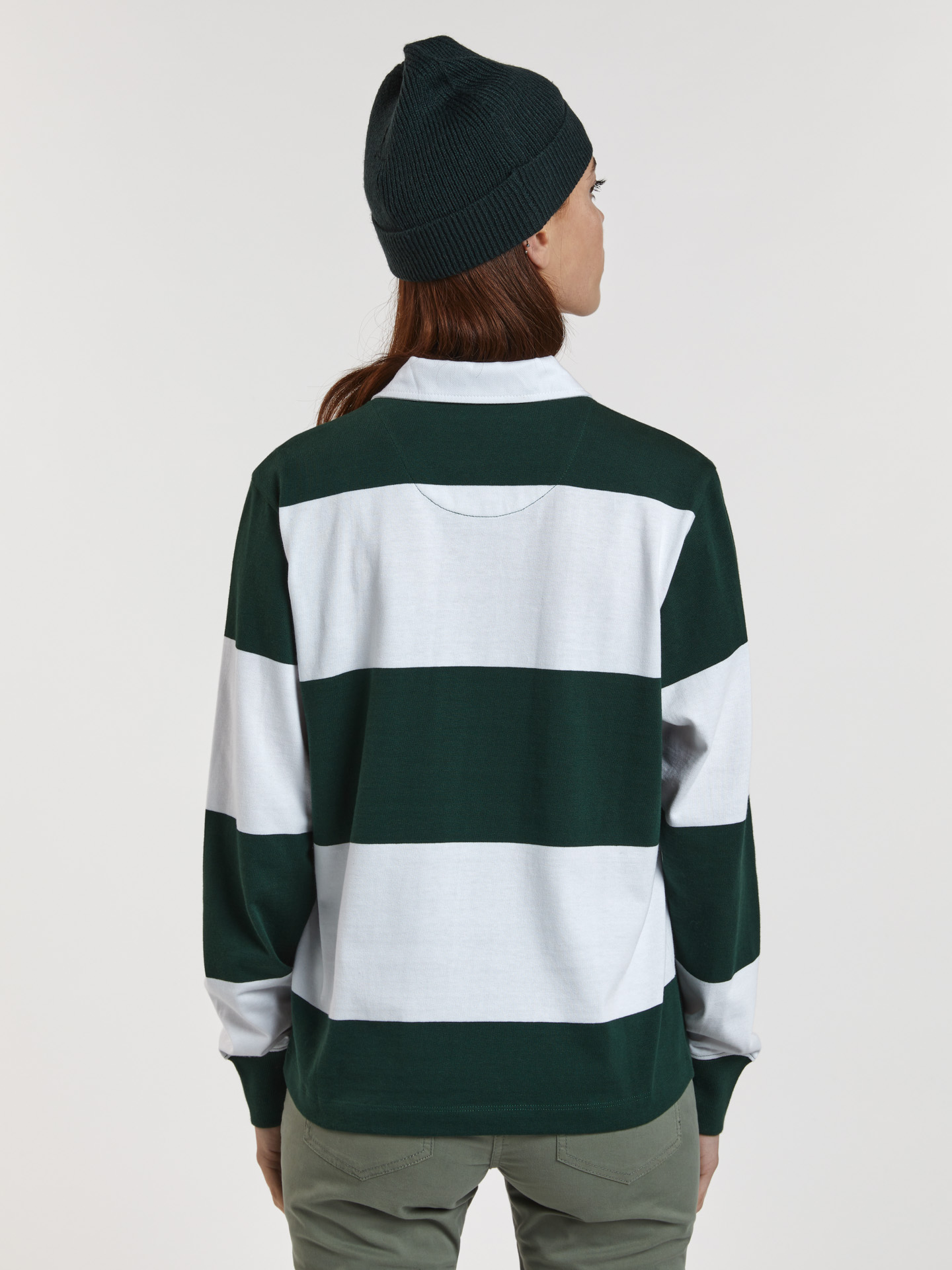 Polo Rugby Dark Green Casual Woman