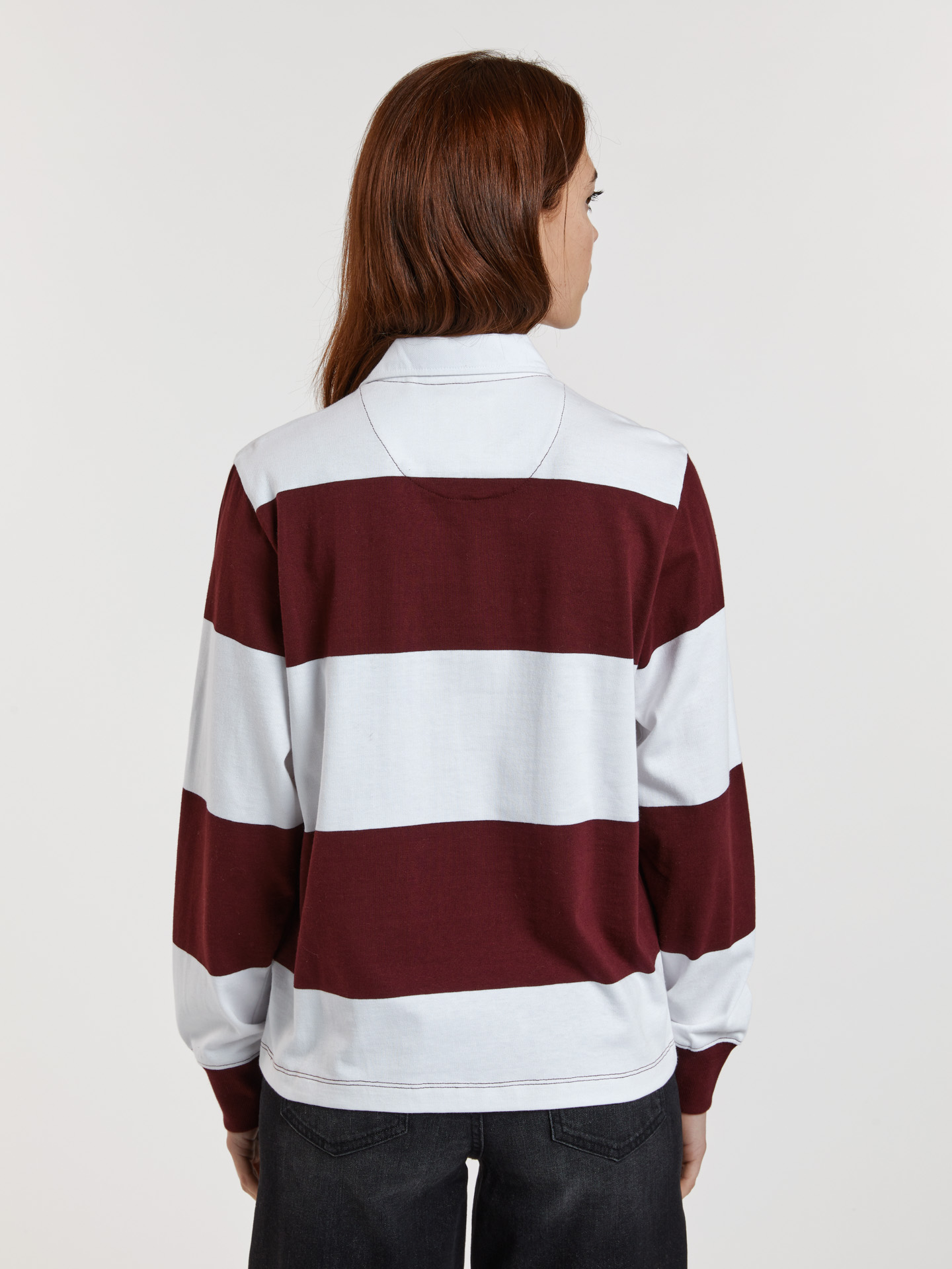 Polo Rugby Bordeaux Casual Woman