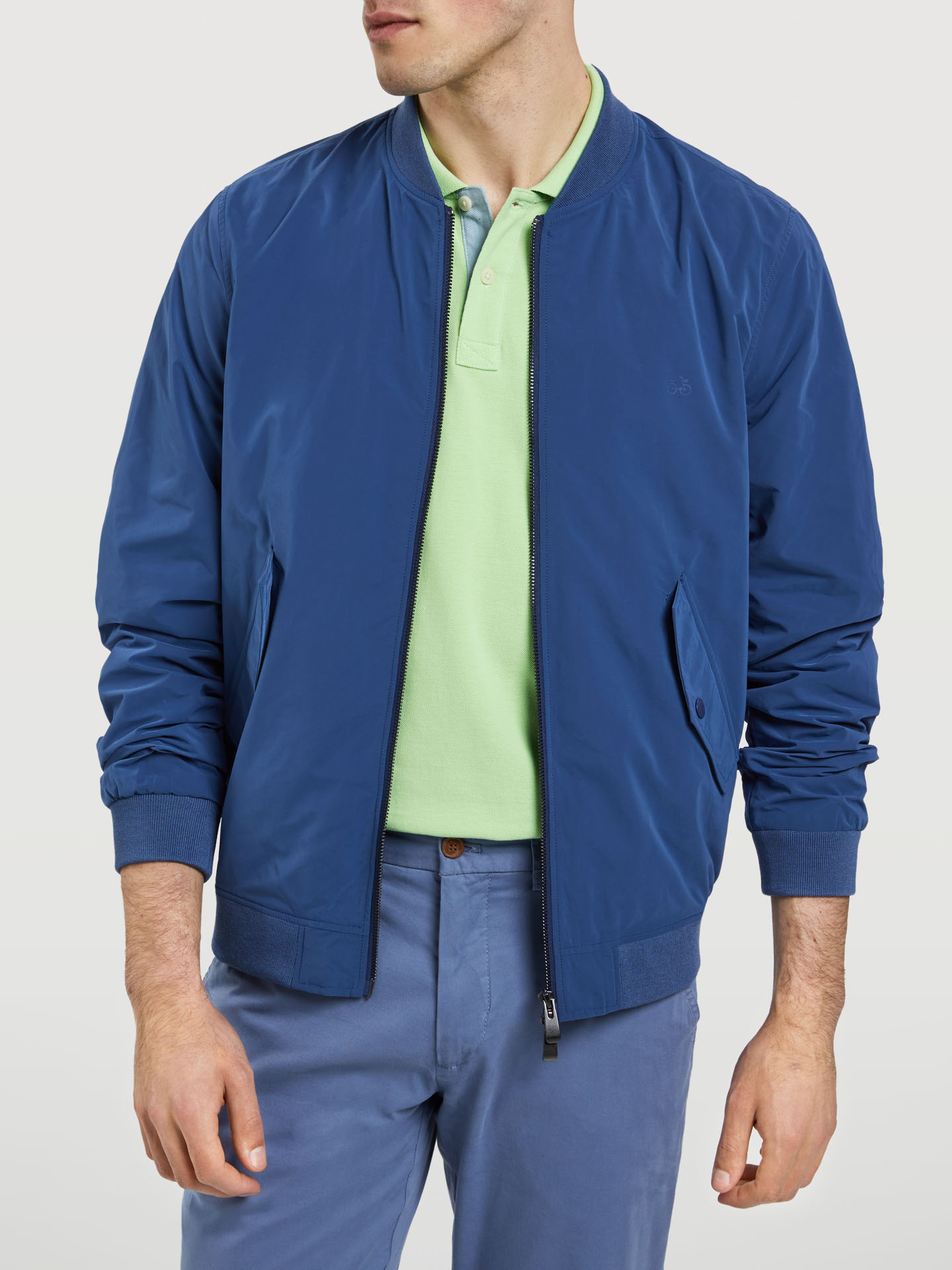 Jacket Blue Casual Man