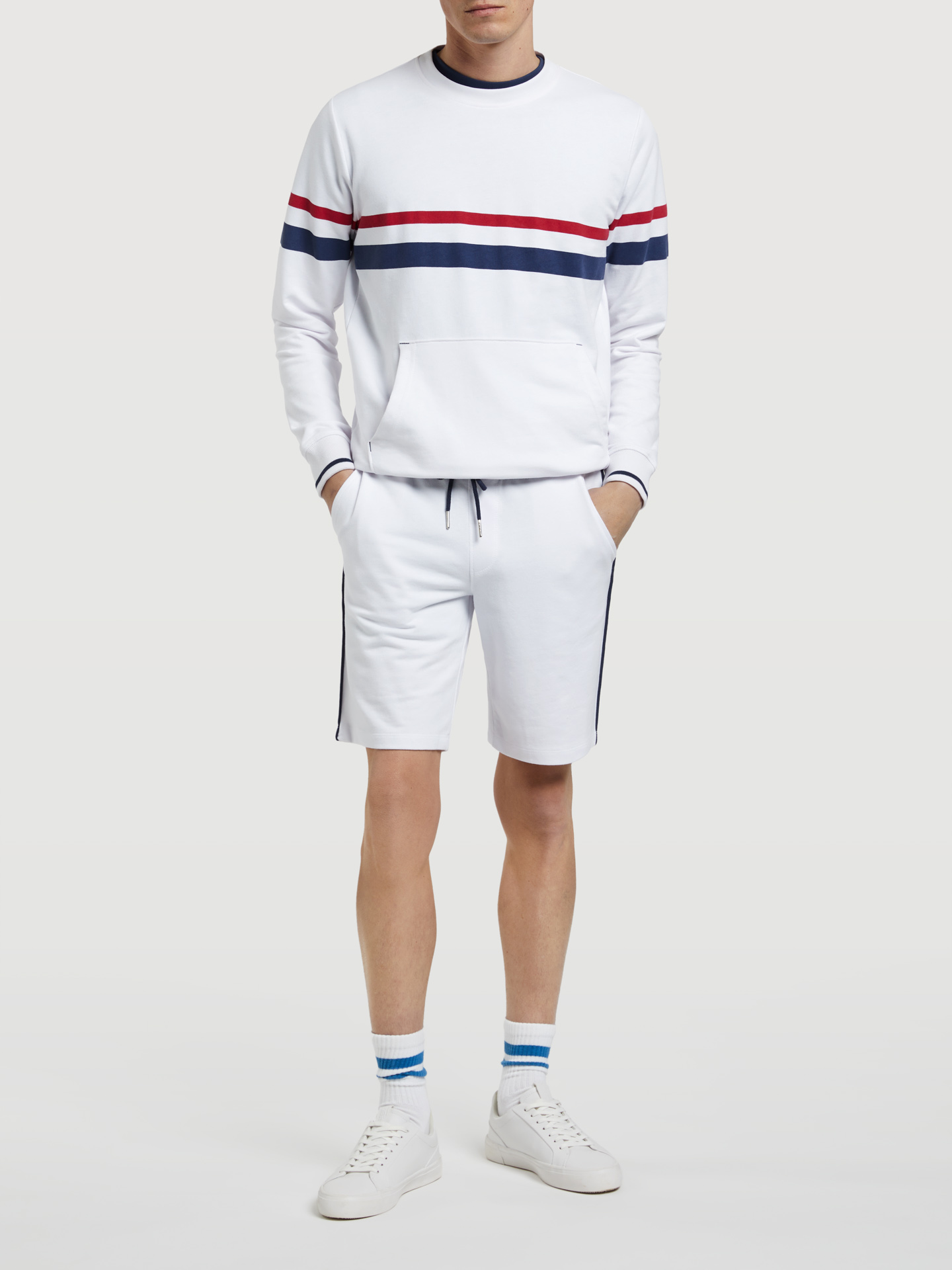 Sportswear Shorts White Casual Man