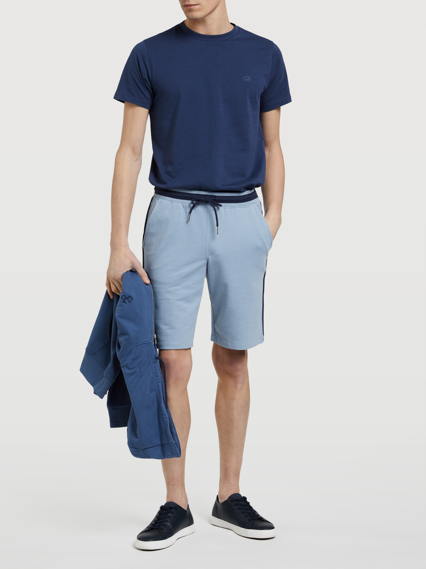 Sportswear Shorts Light Blue Casual Man