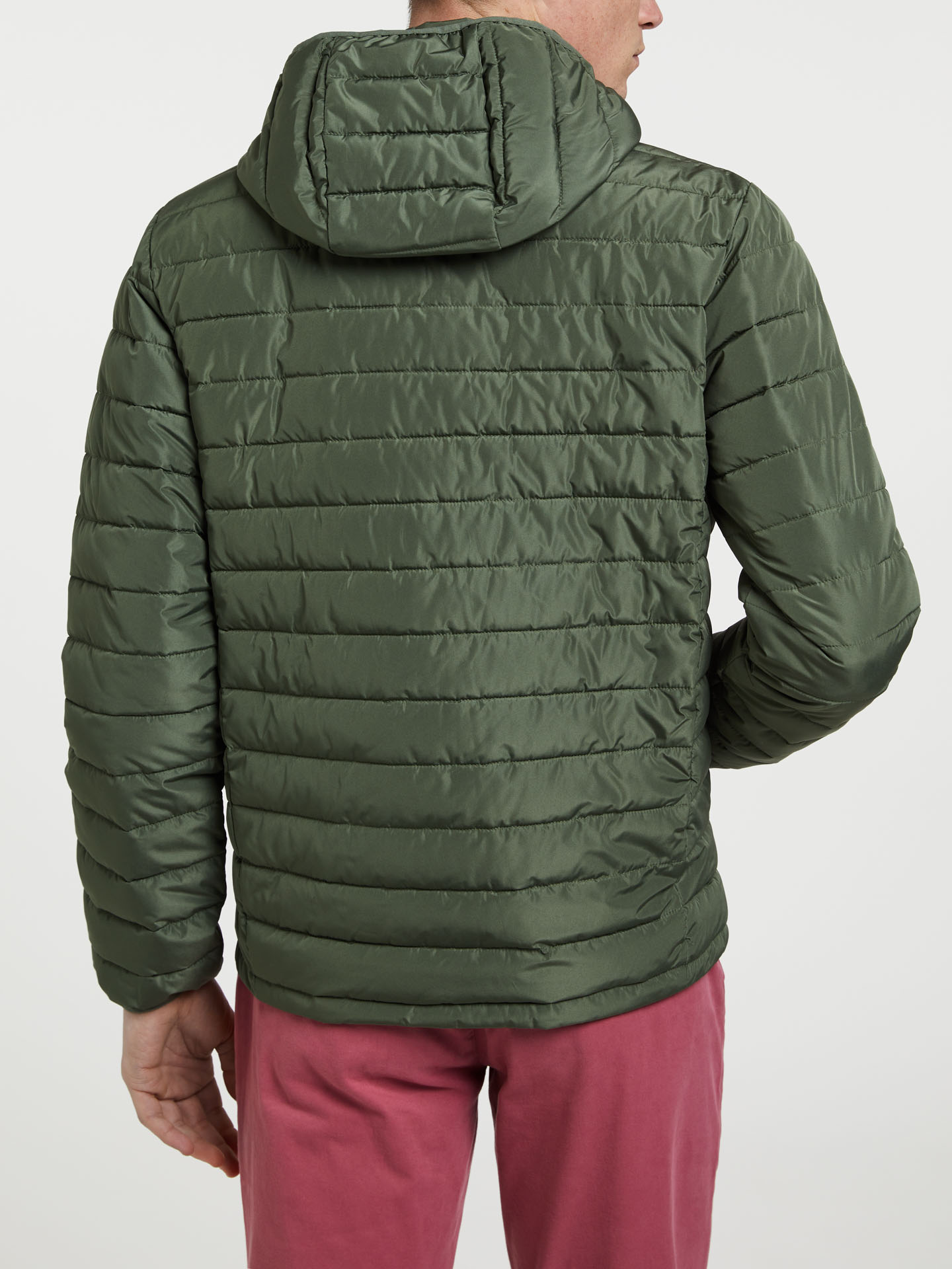 Jacket Olive Green Casual Man
