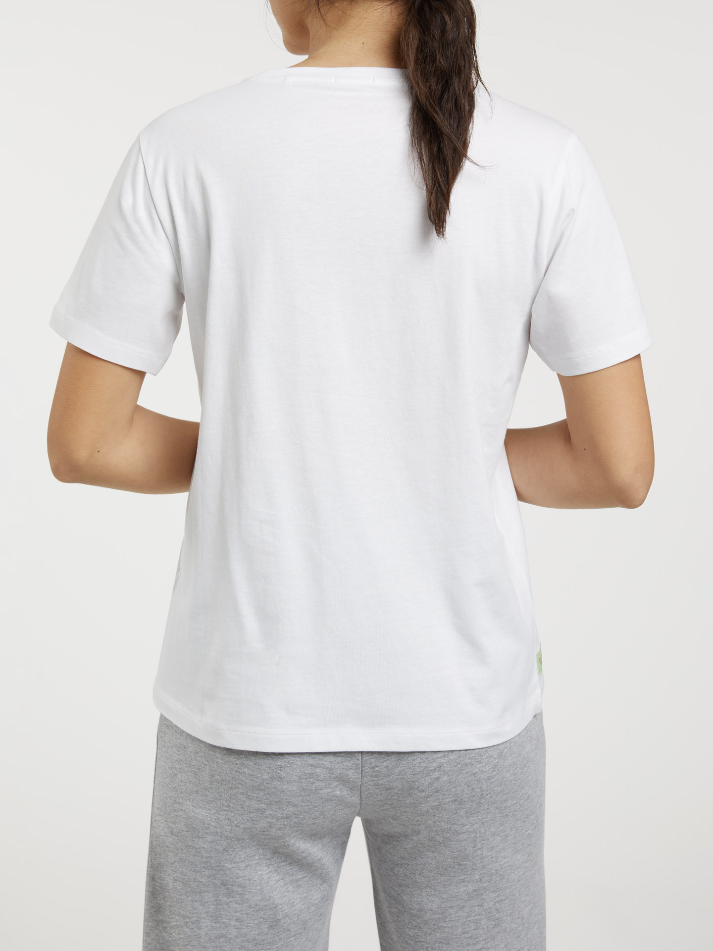 T-Shirt White Casual Woman