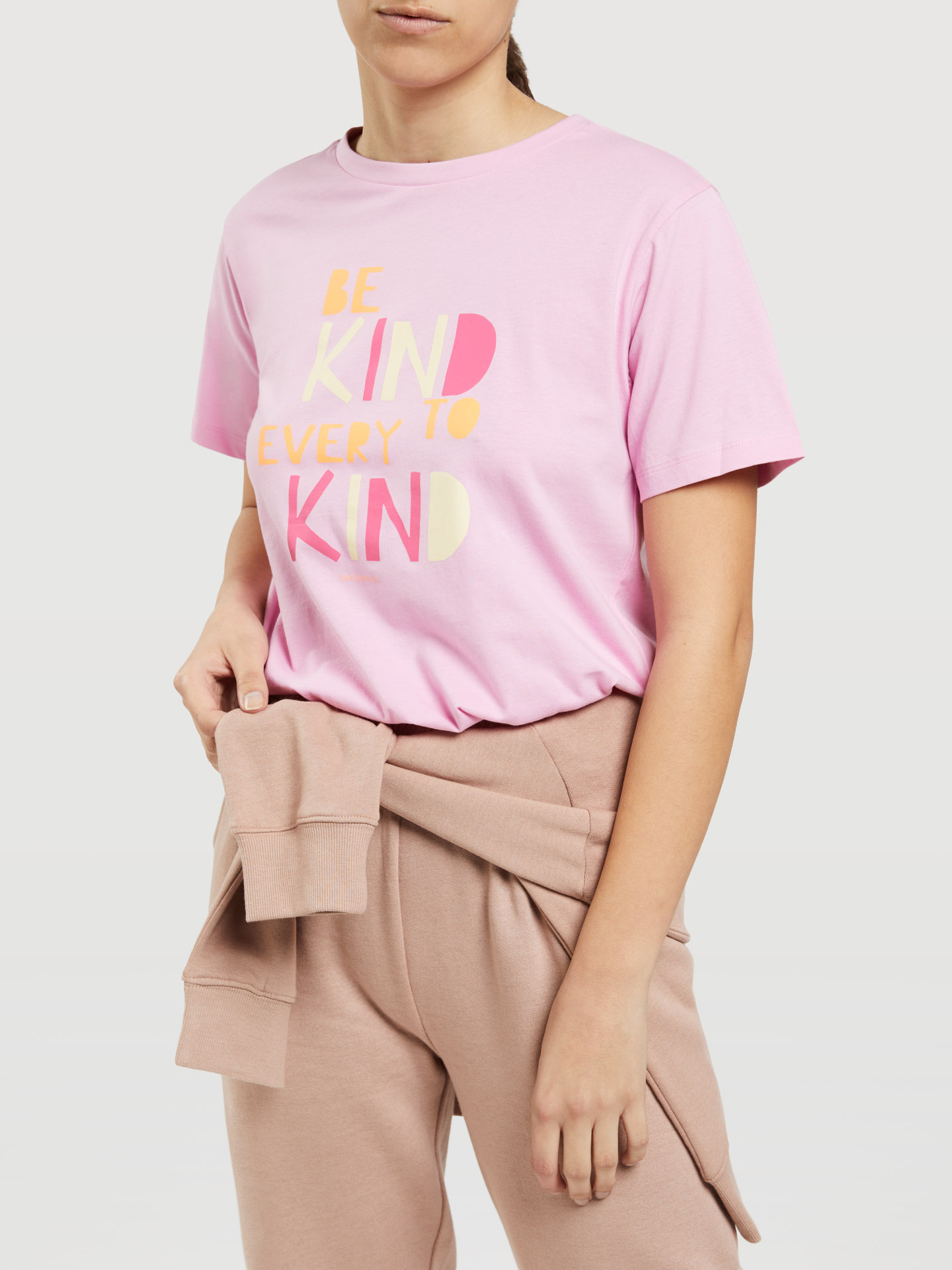 T-Shirt Pink Casual Woman