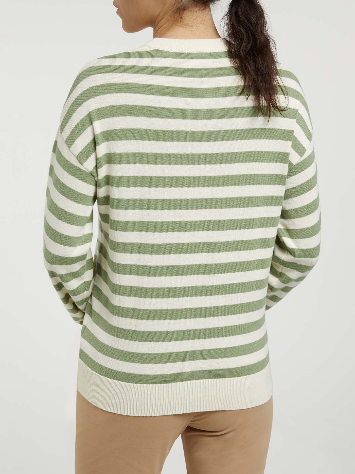 Sweater Olive Green Casual Woman