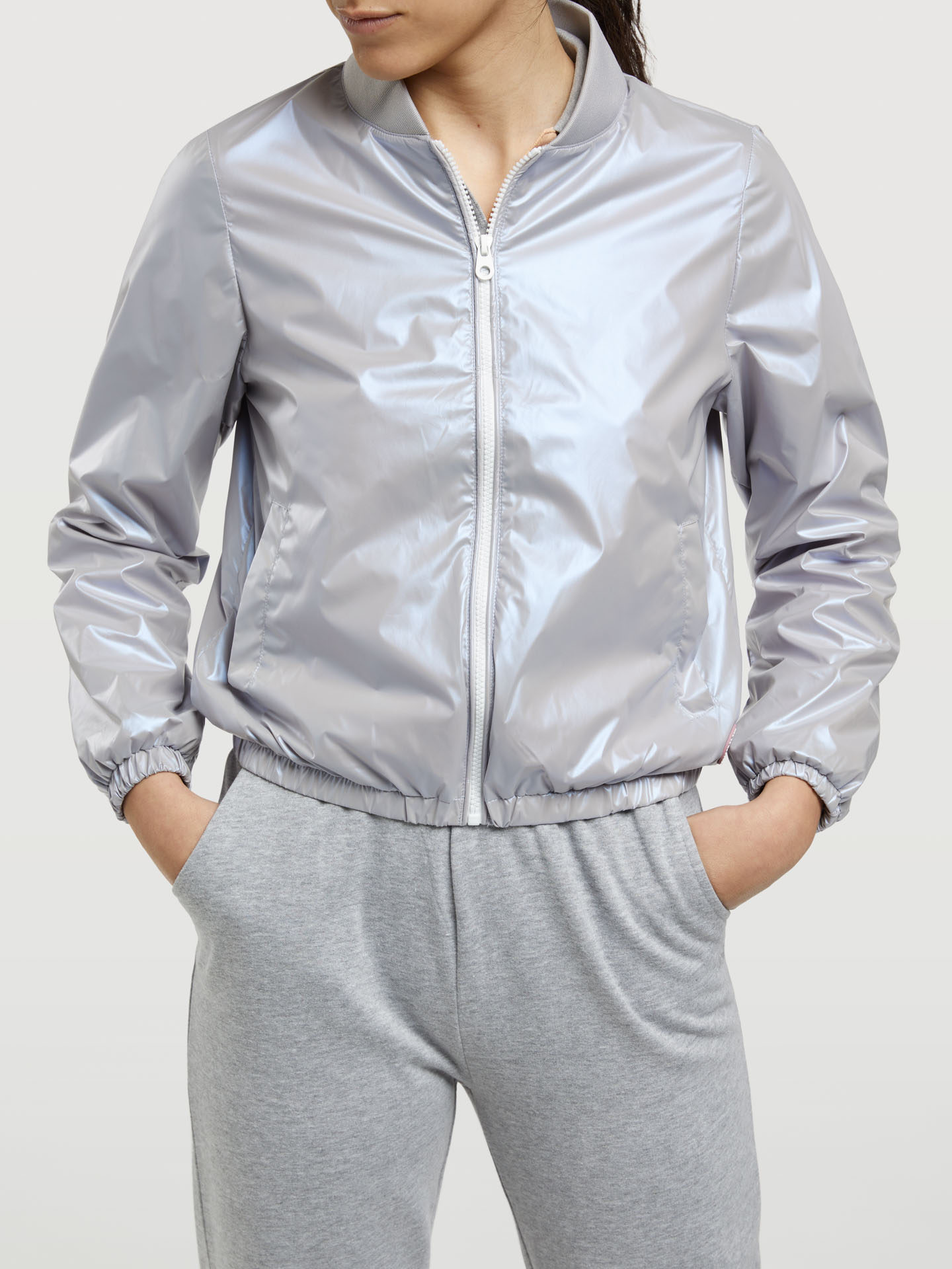 Jacket Silver Casual Woman