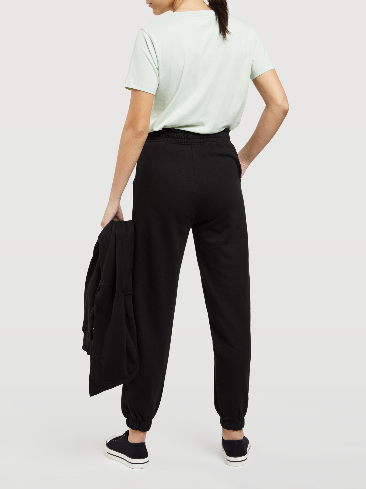 Sportswear Trousers Black Casual Woman