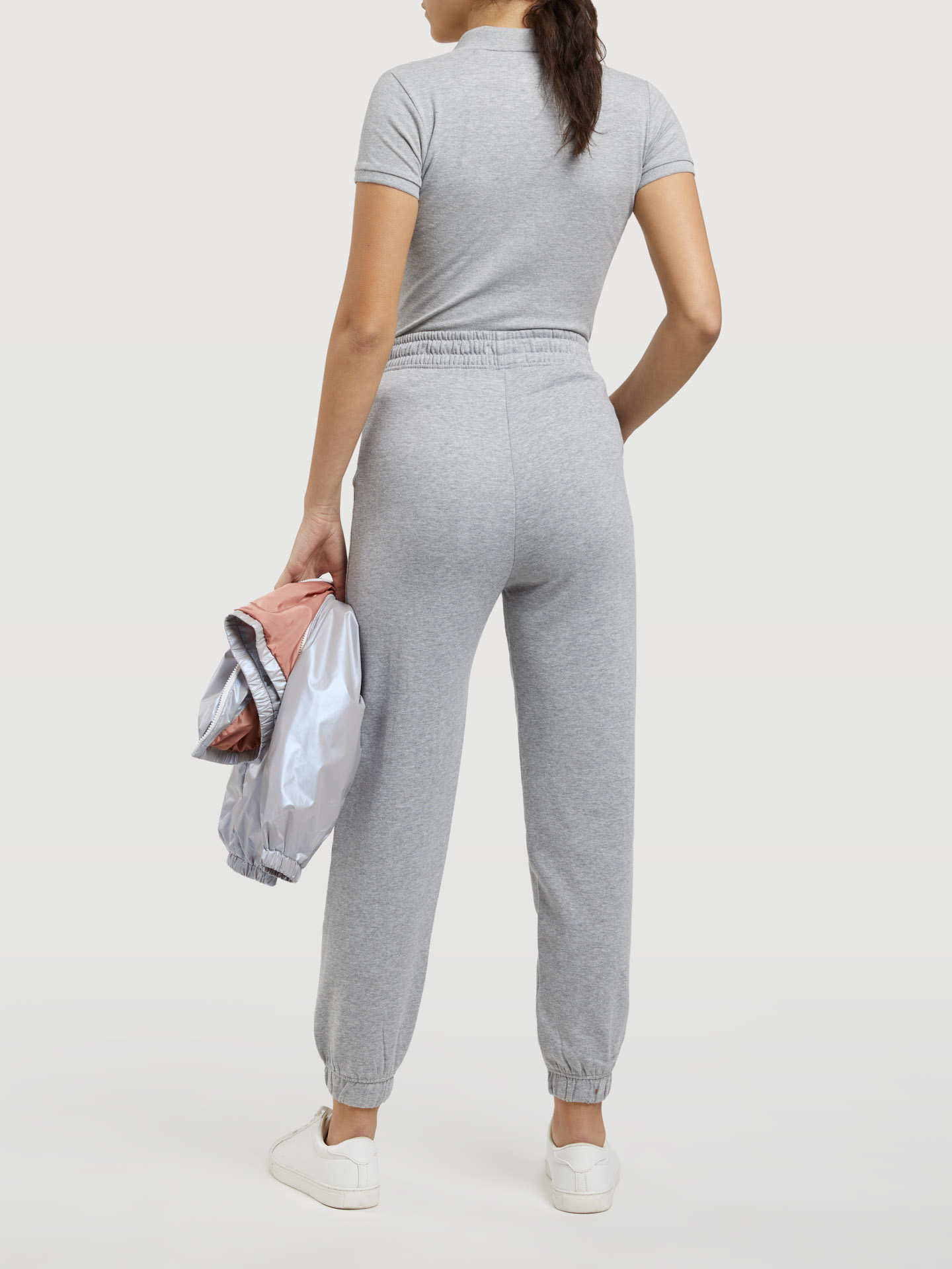 Sportswear Trousers Mix Grey Casual Woman
