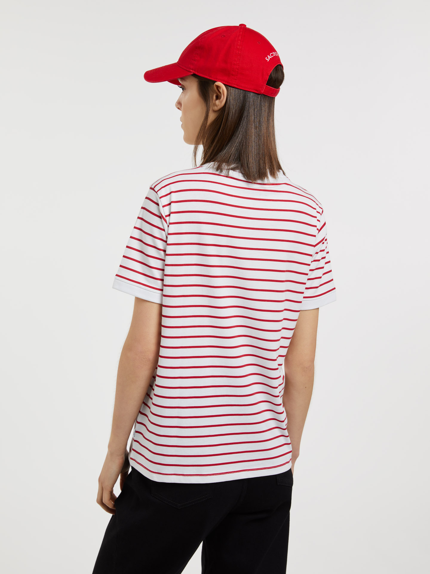 T-Shirt Red Casual Woman