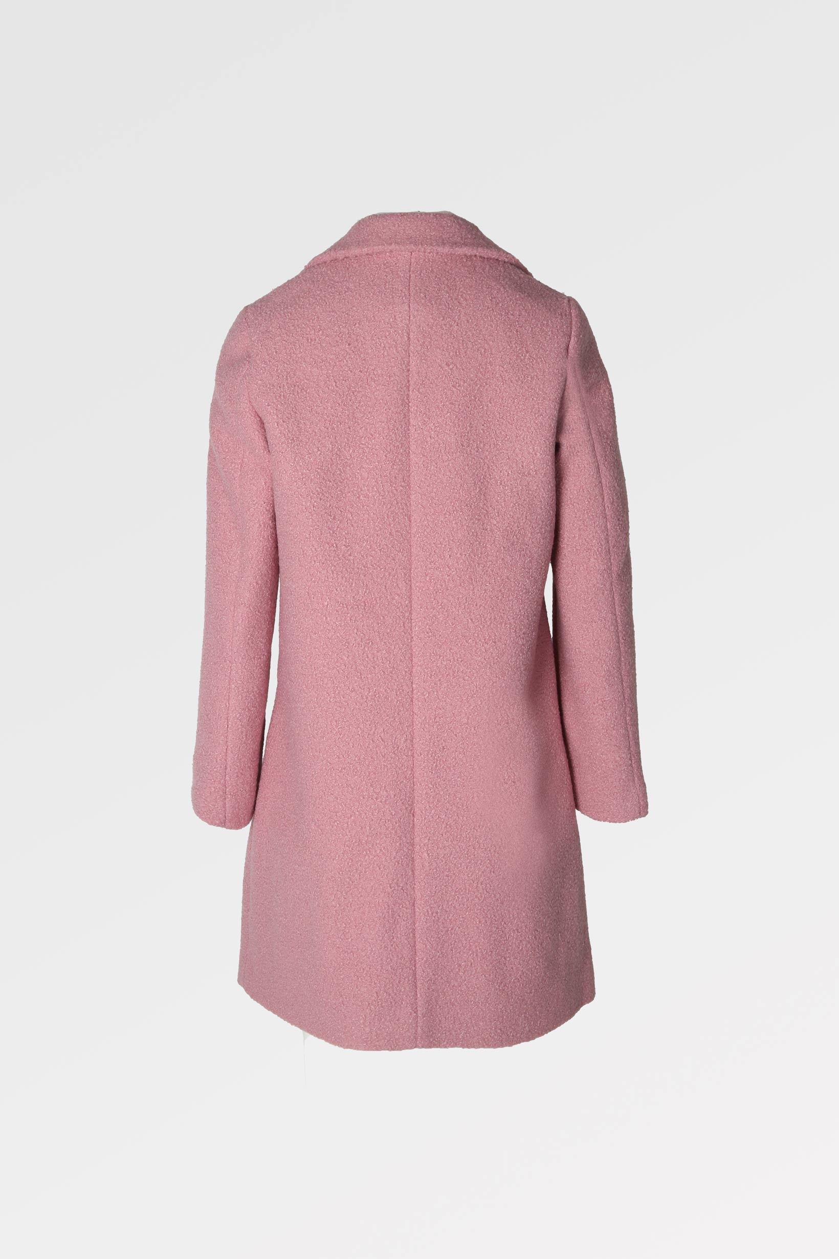 Overcoat Pink Casual Woman