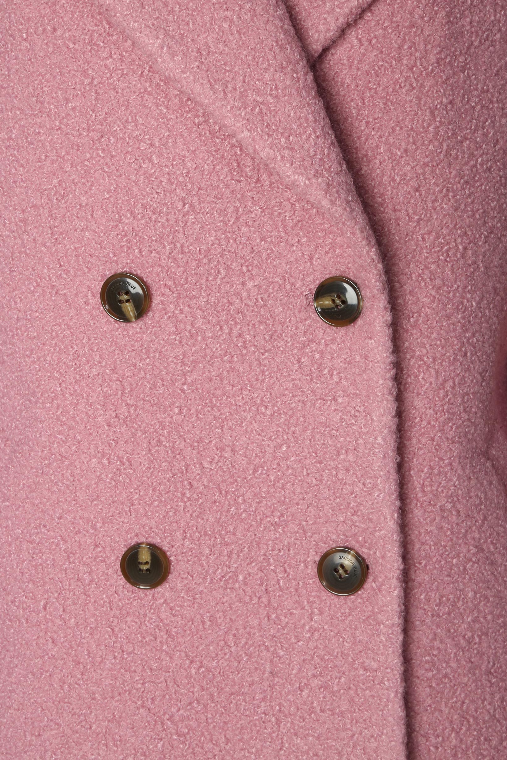 Overcoat Pink Casual Woman